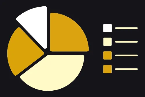 Kreisdiagramm zur Datenanalyse und Auswertung